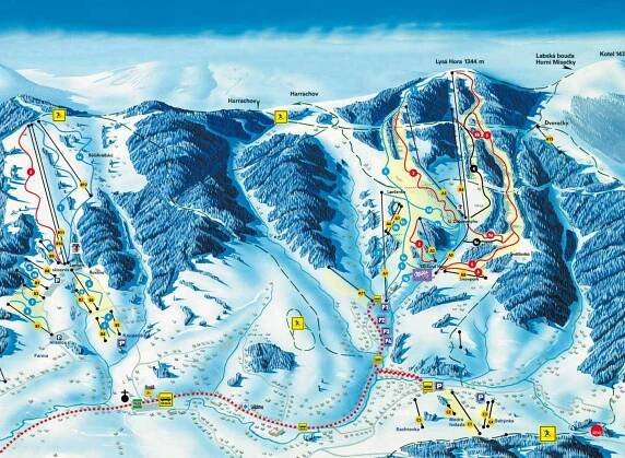 Webové kamery Skiareál Horní domky - Ski Sport - Rokytnice nad Jizerou