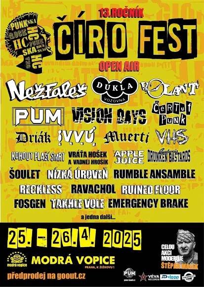 ČÍRO FEST 2025 - Punkhudba.wz.cz