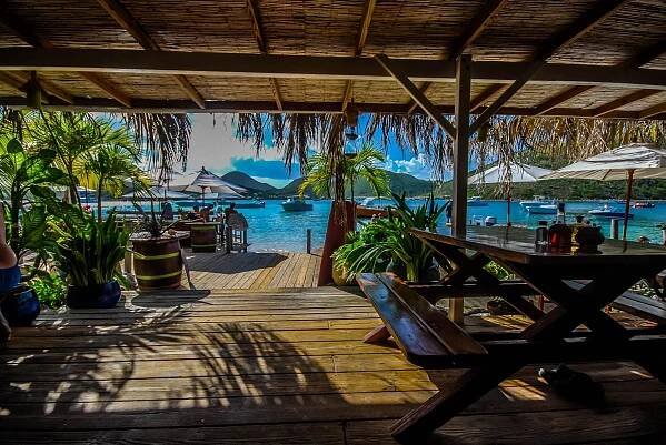 The Karibuni restaurant, from the inside