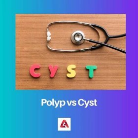 Polyp vs cysta: Rozdíl a srovnání
