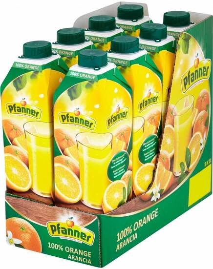 Pfanner Pomerančová šťáva 100% 1 l
