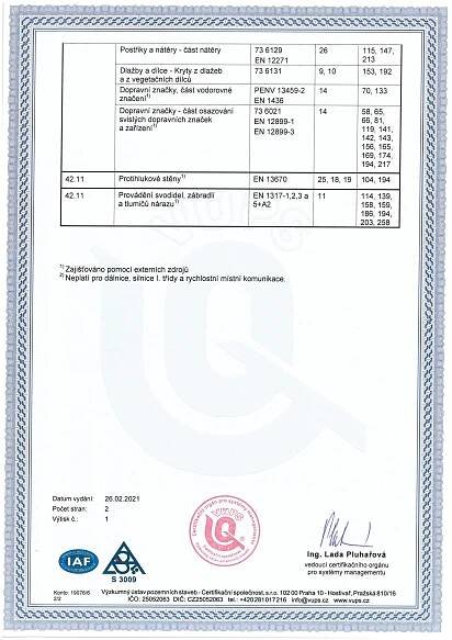 Certifikáty | JANKOSTAV s.r.o.