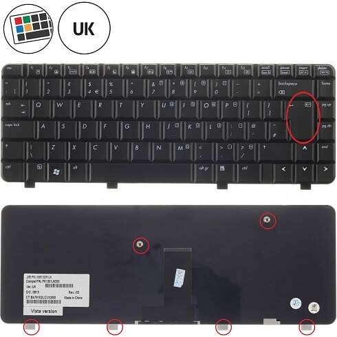 K061102F1 Klávesnice pro notebook - anglická - UK | Terahertz CZ s.r.o.