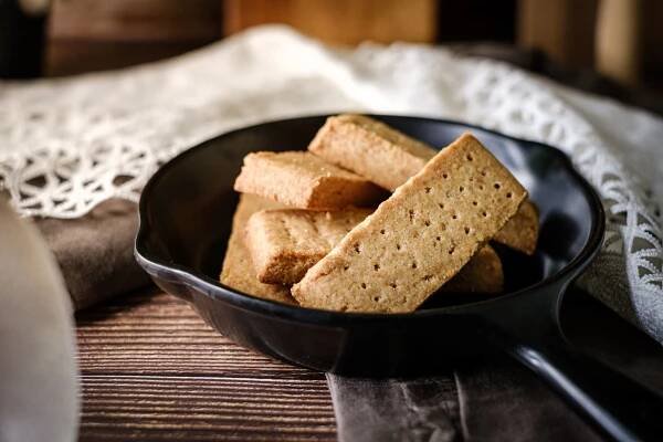 Plate of shortbread