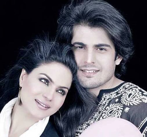 Veena Mailk with Babrak Shah Image