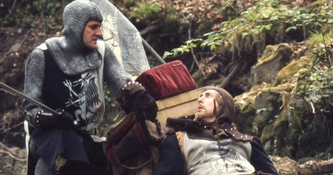 Monty Python a Svatý Grál: Tvůrci se potýkali s nízkým rozpočtem, museli si kreativně poradit • Filmožrouti.cz