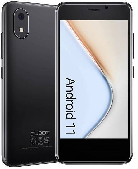 Cubot Smartphone J10 4palcový mini telefon 2350mAh 32GB ROM 5MP Zadní fotoaparát Google Android 11 Dual SIM karta 3G Telefon Face ID