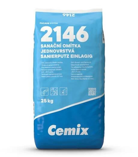 Cemix Sanační omítka jednovrstvá 25 kg nakoupit u OBI