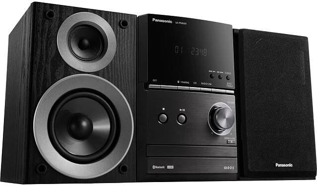 Panasonic SC-PM600 Mini CD věž s všestrannou audio technologií (40W, Bluetooth, USB, FM, MP3, Bass-reflex, čistý zvuk, remastering), černá - Značkový obchod Panasonic