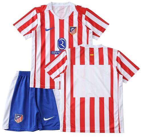 Atlético Madrid 2025/26 domácí dres pro děti – bílo-červený design s kraťasy