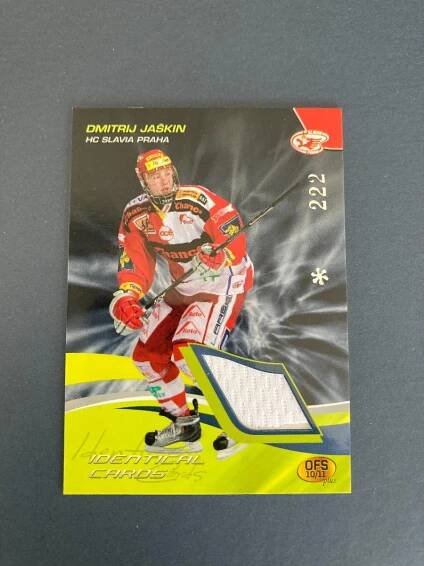 Dmitrij Jaškin HC Slavia Praha Identical Cards