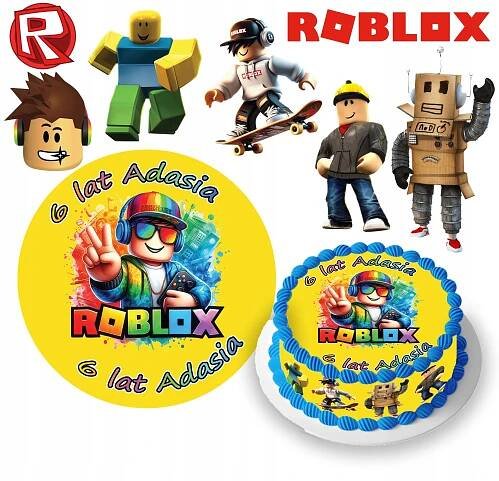 MEGA SADA OPLATEK NA DORT ROBLOX HRA MAN FACE + POSTAVY + TEXT BONUS 5