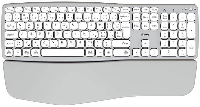 PC klávesnice Yenkee YKB 2100 CSGY WL klávesnice