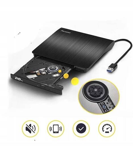 EXTERNÍ MECHANIKA CD-R DVD USB Vypalovačka pro notebook PC Přenosný přehrávač Kód výrobce BT686