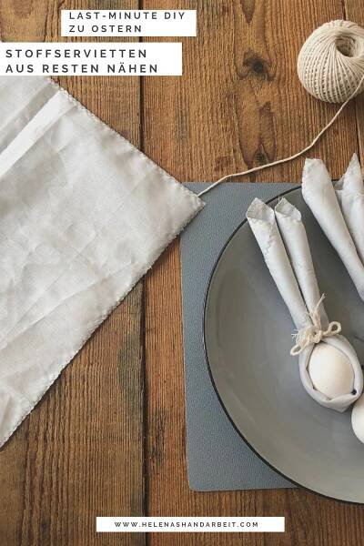 Die besten Tipps für DIY Stoffservietten zu Ostern