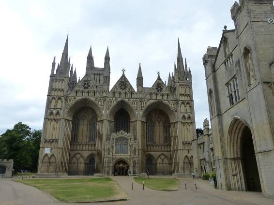 Peterborough Cathedral, front