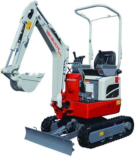 Minibagr TAKEUCHI TB210R - 1t - Ol-in