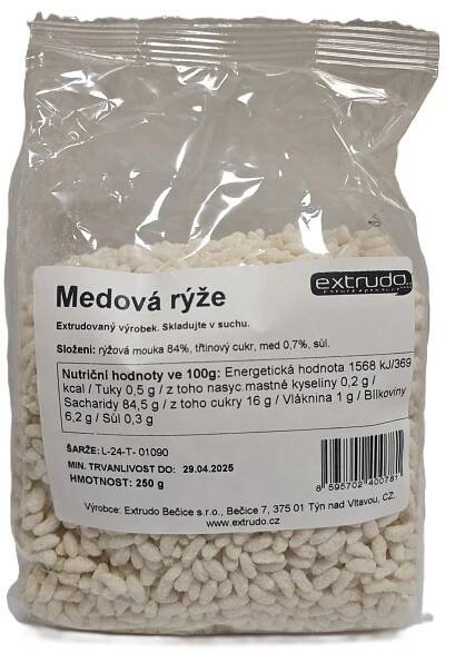Medová rýže bezlepková 250g