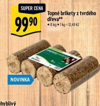 Albert Topné brikety z tvrdého dřeva nabídka