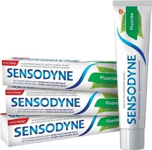 Sensodyne Fluoride 3 x 75 ml