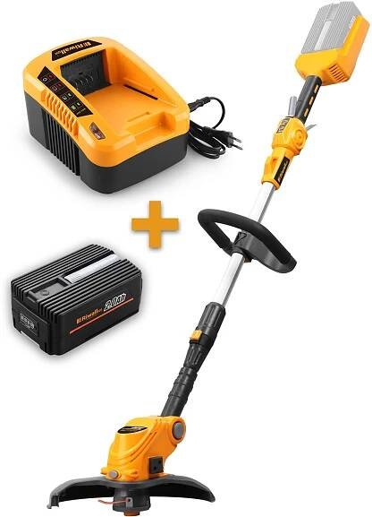 Riwall PRO RALT 3040 40V SET - akumulátorový vyžínač (s 2 Ah akumulátorem a nabíječkou) - Českázahrada.cz