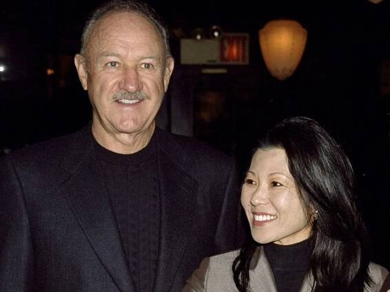 Gene Hackman and his wife Betsy Arakawa are seen at Elaine's in New York City promoting his book 