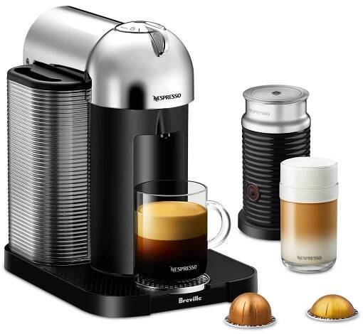 Nespresso by Breville VertuoLine Coffee & Espresso Machine with Aeroccino