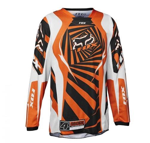 Yth 180 Goat Jersey Orange Flame