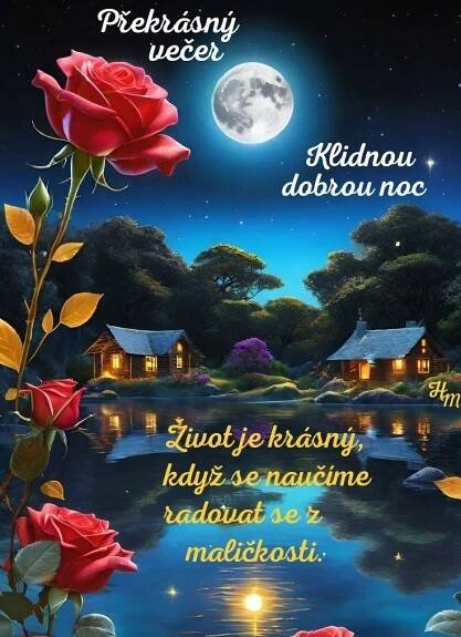 Pin by Jana on Dobrý večer +Dobrou noc
