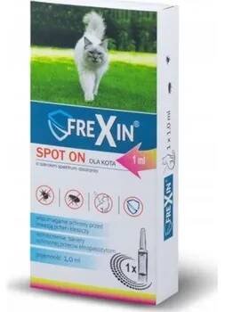 Kapky Frexin proti klíšťatům, proti blechám, proti všenkám 1 ml 10 g