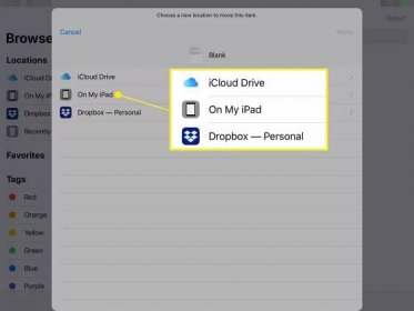 Jak spravovat soubory na iPhonu nebo iPadu 10