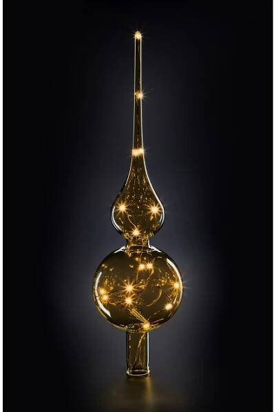 Lumix Špička na vánoční stromek Tree Topper jantar teple bílé LED interiér