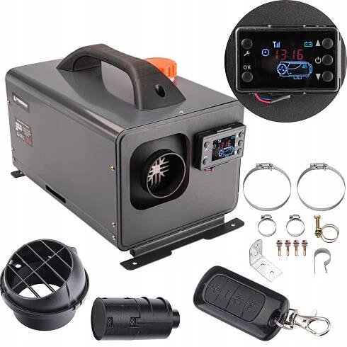 OHŘÍVAČ VZDUCHU DMYCHADLO PARKOVACÍ TOPENÍ 8kW 12V DO GARÁŽE AUTA