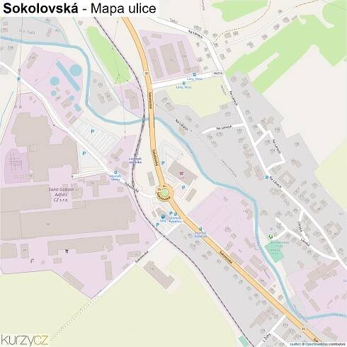Sokolovská - mapy | Kurzy.cz