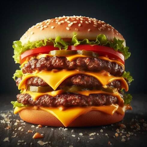 McDonald's Triple Cheeseburger Calories & Price at MCD Menu