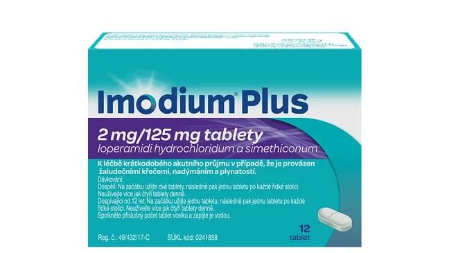 Imodium Plus 2 mg/125 mg 12 tablet
