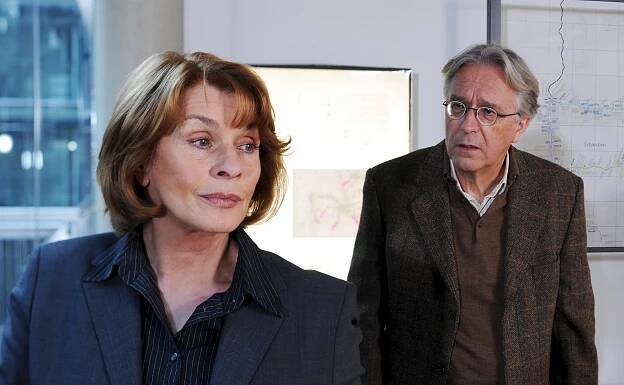 V podezření - Tausend Augen - Z filmu - Senta Berger, Gerd Anthoff