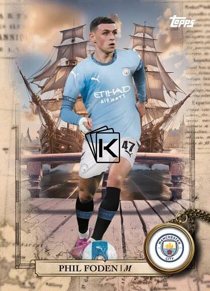 2024-25 Topps Blue Moon Manchester City Hobby Box