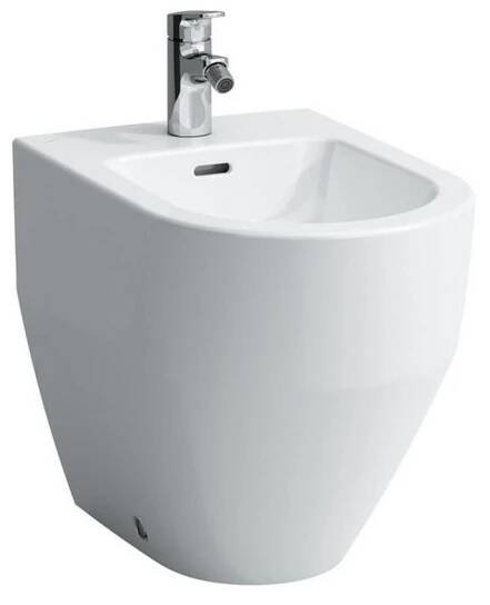 Stojící bidet Laufen PRO, otvor pro baterii, kapotovaný, bílá