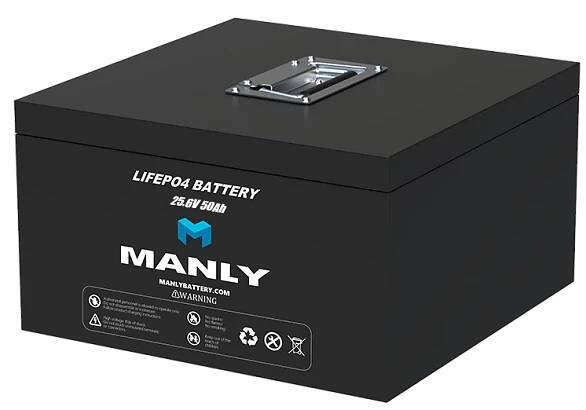 24v 50ah lifepo4 lithium battery - manly battery