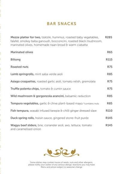 Menu – ASOKA Restaurant, Bar & Lounge