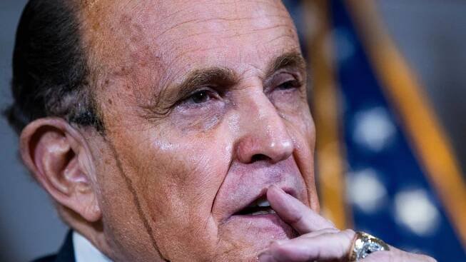 Rudy Giuliani’s Hair Melted, and Twitter Is Mesmerized