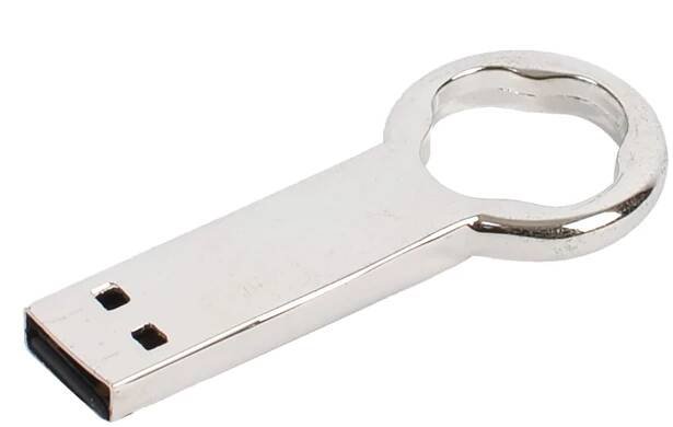 Netradiční USB flash disk MILLSAP stříbrná