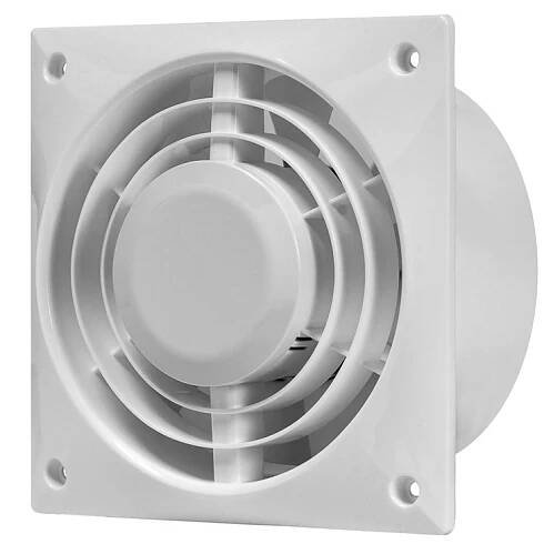Ventilátor elektrický A6 125 mm BÍLÝ (EI-L125)