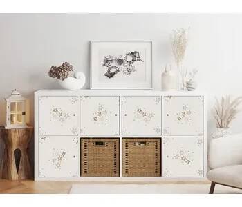 Nálepka IKEA KALLAX Abstraktní souhvězdí