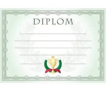 Diplom A4 - Vavřín - BD142