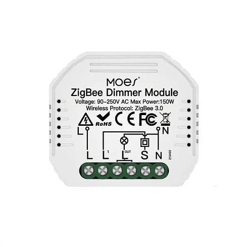 🔥 MOES Zigbee Dimmer - 2 Kanály, Stmívač, Tuya, Smartlife App, 🌟 | Aukro
