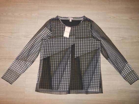 Dámské elegantní tričko s dlouhým rukávem zn. ALBA MODA vel. M