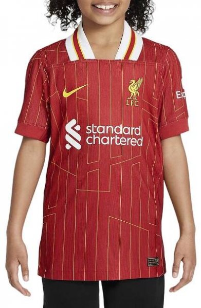 Fotbalový dres pro větší děti s krátkým rukávem Nike Dri-FIT ADV Liverpool FC 2024/25, zápasový/domácí