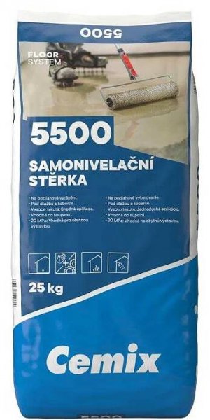 Cemix Stěrka samonivelační 20MPa 25kg